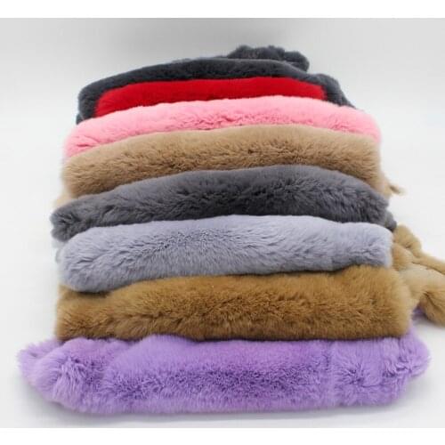 Natural Leather Accessories Rex Rabbit Hair Wool Rabbit Rabbit Fur Raw Whole Diy Garment Fur Scarf Knee Mobile Phone Shell