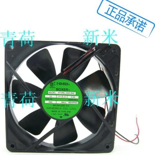 USED NMB-MAT NMB 12025 2lines double ball bearing ATX server 12V 0.44A 4710NL-04W-B40 cooling fan