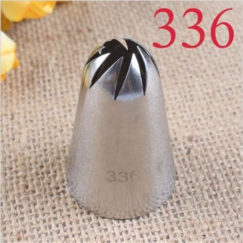 #336 Piping Nozzles Large Size Decor Cream Flower Rose Icing Tips Cake Fondant Baking Tool Cupcake Decoration