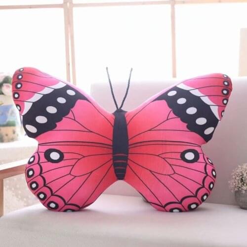 Creative Colorful Butterfly Cushion Funny Home Decoration Cushions Sofa Chair Throw Pillow Nap Pillows Kids Doll Girls Gifts