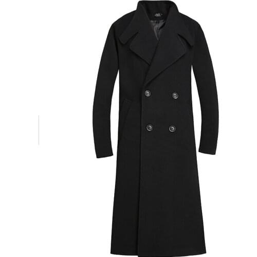 Left ROM Men's Trench Coats