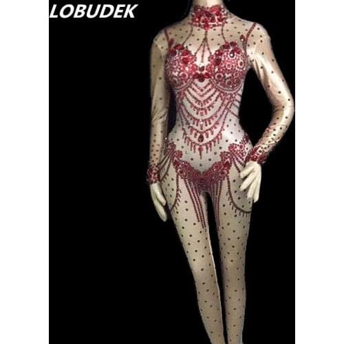 LOBUDEK Red Swimwear