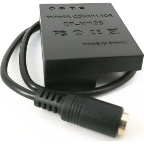Dummy Battery W126 Replacement DC Coupler External Power Supply Adapter for Fujifilm Fuji AC-V9 replace CP-W126 NP-W126 W126S