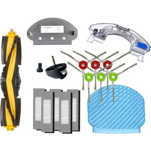 Dust Bin Box Water Tank Mop Holder Main Brush Filter Mop Cloth For ECOVACS Deebot T5 Robot Vacuum Cleaner Parts Accessories