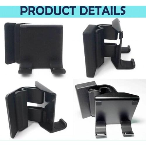 1pc Portable Computer Screen Side Phone Holder Laptop Side Mount Bracket Phone Stand Holder For Tablets Notebooks Dual Monitor
