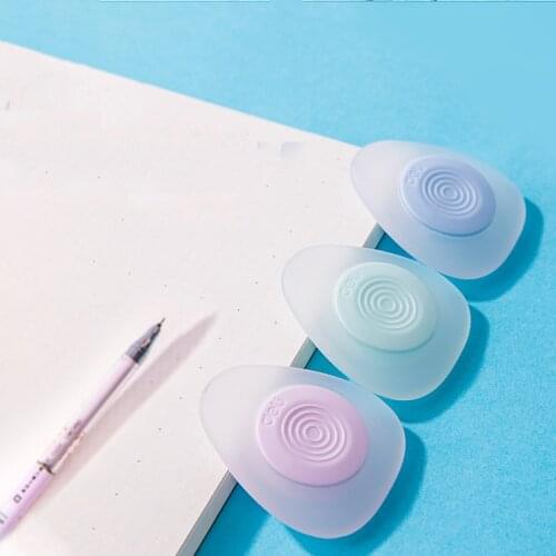 1pcs Special Eraser for Erasable Gel Pen Cute Cartoon Oval Eraser School Office Supplies Kids Gift Kawaii Stationery