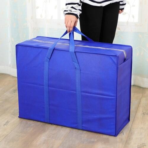 Dots Pattern Storage Bag Moisture-proof Packing Bag Closet Sweater Organizer Clothes Storage Travel Luggage Waterproof Container