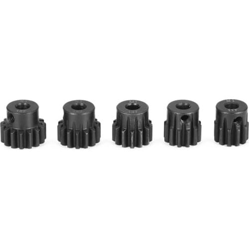 SURPASSHOBBY 5Pcs M1 5mm 11T-13T/14T-16T/17T-19T/20T-22T Pinion Motor Gear for 1/8 RC Buggy Car Monster Truck
