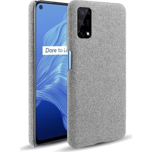 Cloth Cases For OPPO Realme V5 5G Case Slim Retro Cloth Hard Cover for OPPO Realme V5 Realmev5 6.5" Coque Funda Capa