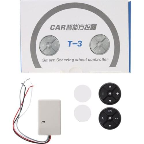 Universal Car Steering Wheel DVD GPS Wireless Smart Button Key Remote Control