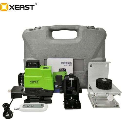 XEAST 16 line 4D laser level 360 Vertical And Horizontal Laser Level Self-leveling Cross Line 4D Green Laser Level with outdoor