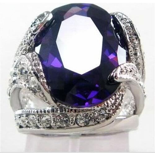 Jewelry men/ladys white filled ring silver watch wholesale Quartz stone CZ crystal