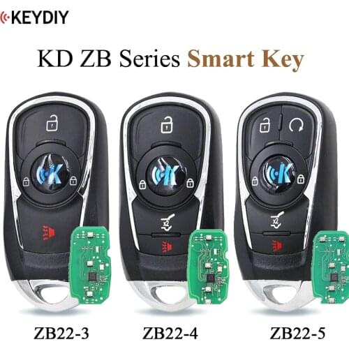 1/4/8pcs /lot ZB22-3/ZB22-4/ZB22-5 KEYDIY KD Smart key Universal KD Auto Car Key Fob for KD-X2 Key Generator