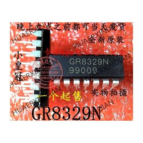1Pieces new Original GR8329N CR8329N DIP14 In stock real picture