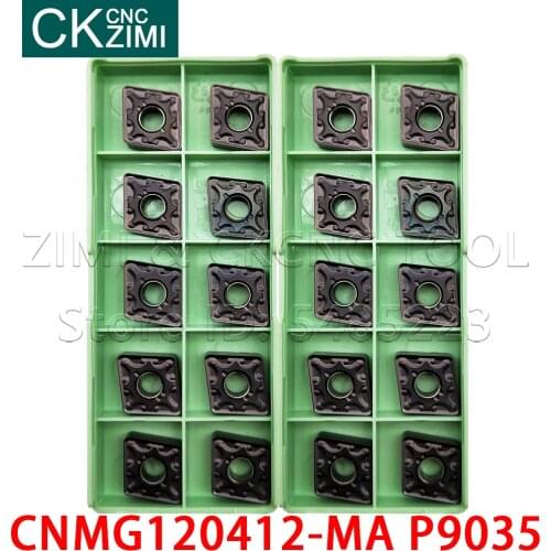 10P CNMG120412-MA P9035 Blades Carbide Inserts Durable Cutter For Lathe Turning Tools CNMG 120412 CNC tools wood turning inserts