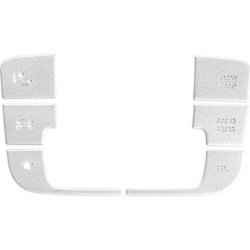 Car Central Control Function Multimedia Button Sticker Cover Trim for Benz a B CLA GLB GLA Class W177 W247 Universal