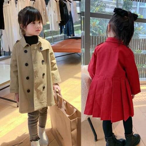 Doberry Trench Coats For Girls