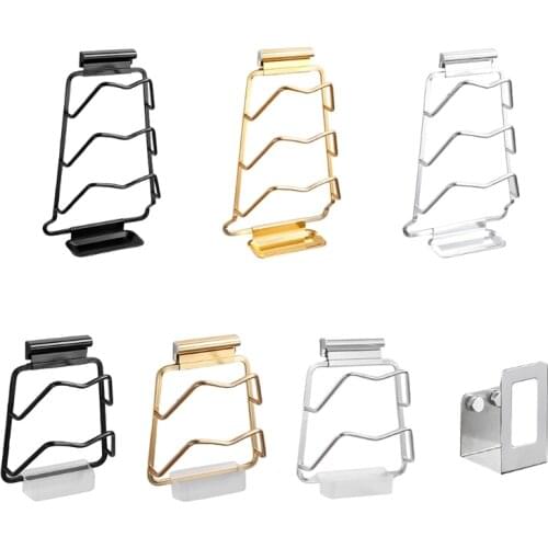 Door Wall Mounted Pot Lid Rack Organizer Aluminum Pan Cover Storage Holder for Kitchen Cabinet Accessories Tool