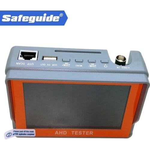 IV7A 1080P 4.3-Inch LCD Screen Portable CCTV Tester Pro 2 In 1 For AHD CVBS Analog Camera Security Monitor