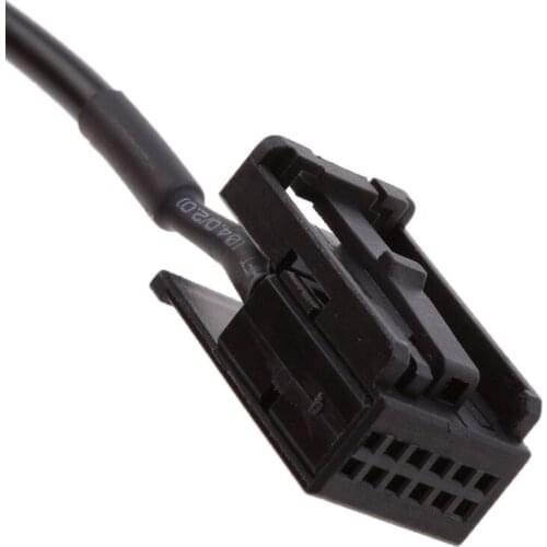 150cm 3.5mm Female End AUX Audio Input Cable Car Player Accessories for Ford Black