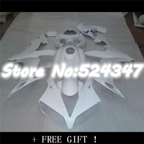 Customized Injection fairing kits fit for YAMAHA 2004-2006 YZFR1 04 05 06 YZF R1 white plastic fairings kit
