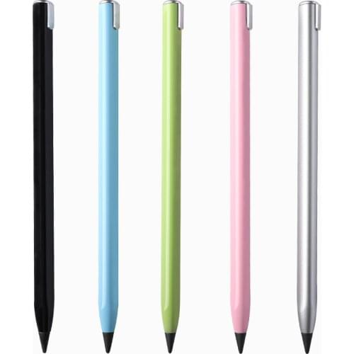 Unlimited Writing Eternal Pencil Aluminum Alloy No Ink Signature Pen Everlasting Stationery Drawing Pencil Office Supplies Pens