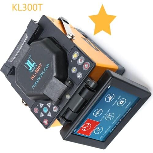 JILONG KL-300T FTTx Fusion Splicer fusion splicing machine with Fiber Cleaver with Cleaver Core Aliginment Free Shipping
