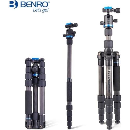 Benro IF19C folded carbon fiber tripod with IB0 ball head