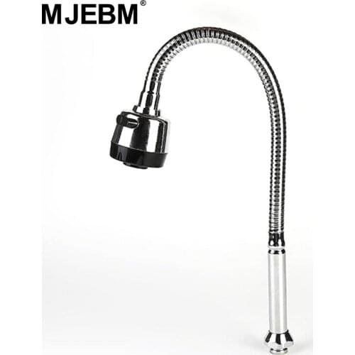 360 degree rotating faucet outlet pipe stainless steel sink kitchen sink faucet pipe fittings single-handle connection replaceme