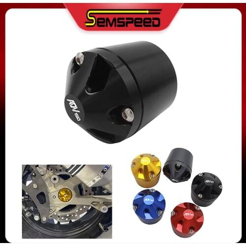 Rear Wheel Fork Frame Sliders Screw Bolt Crash Protection For Honda ADV 150 2019S 2020 SEMSPEED Motorcycle accessories CNC Fork