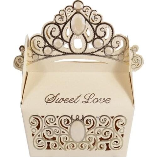 20pcs Gold Bronzing Party Favor Paper Box for Wedding Festival Party Large Paper Favor Gift Packaging Boxes Crackers Box