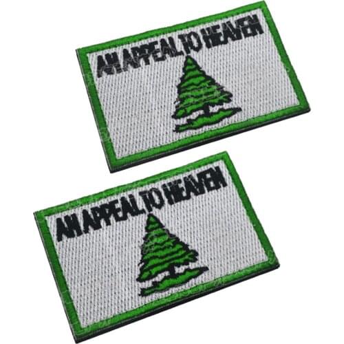 3D Embroidery Heaven Courtship Tree Badge Military Tactical Paste Embroidered Patch Armband Can Attach Clothes Backpack Hat