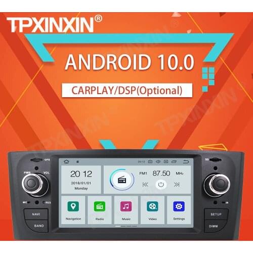 4+64G For Fiat Punto Linea 2005-2009 Android Car Stereo Tape Recorder Multimedia Audio Video Player GPS WIFI Navigation HeadUnit