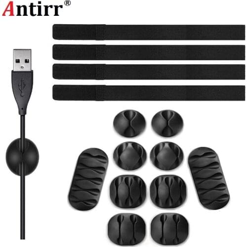 60 Pack Multipurpose Cable Clips Holders for Organizing Cable Cords Home and Office, Self Adhesive Cord Holders