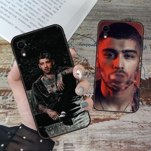 For iPhone 11 12 8 Plus Mini Pro X XR XS Max 4 5 7 6 6S 8 SE Phone Case Black Cover Waterproof Trend Etui Singer Zayn Malik