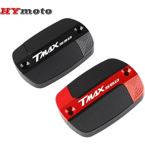 For YAMAHA TMAX 530 560 TMAX530 SX DX TMAX560 Latest Motorcycle Accessories Aluminum Brake Fluid Fuel Reservoir Tank Cap Cover