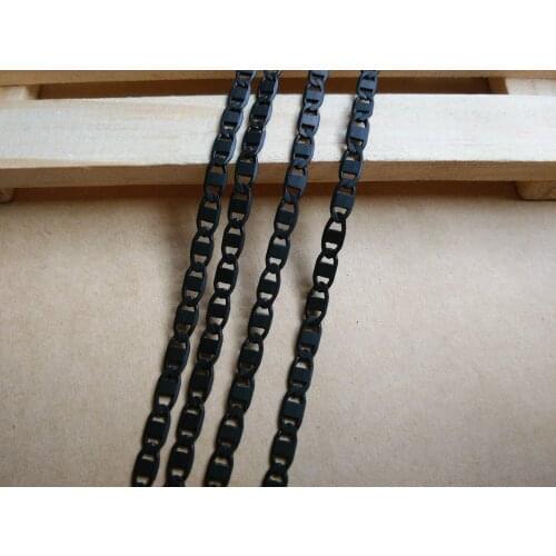 Jewelry findings components bracelet necklace material DIY making Metal Chain 3.8*8MM SMB1056