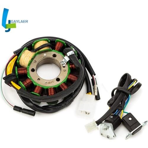 Motorcycle Generator Stator Coil for Honda CB125T CB125TP 1982-1993 31120-KC1-702 31120-KC1-004