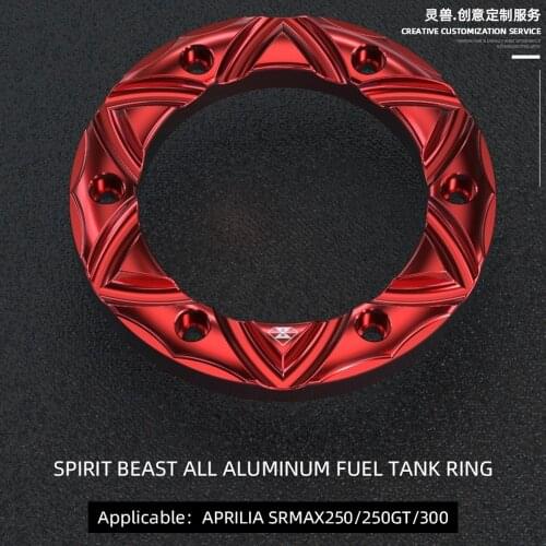 Spirit Beast Motorcycle Gas Tank Fuel Cap Ring Cover for Aprilia SR MAX250 SR MAX300 SR-MAX 250 GT