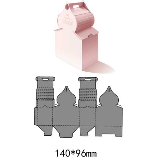 Metal Cutting Dies Box Stencils Cutting Die for DIY Scrapbook Photo Album Paper Card Decorative Craft Embossing Die New 140*96mm