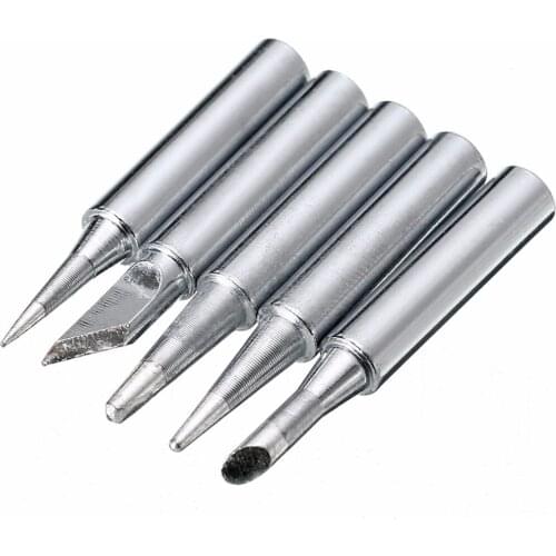 5pcs 900M-T Soldering Tips Metal Solder Screwdriver Iron Tip 42mm For Hakko Welding Rework Tool