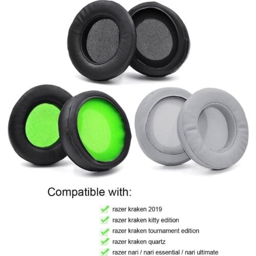 2021 New Ear Pads for Razer kraken kitty edition Headphones Soft Foam Ear Pads Cushions