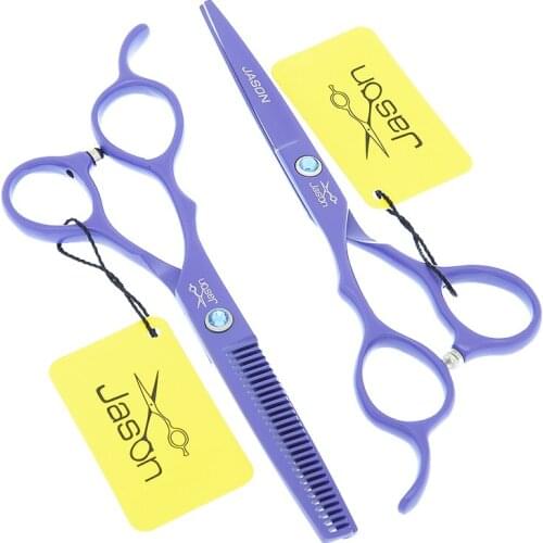 5.5“ 6.0" Left Hand Pet Grooming Scissors Japan Steel Dog Hair Cutting Shears Thinning Scissors Left Hand Animal Tesoura A0049D
