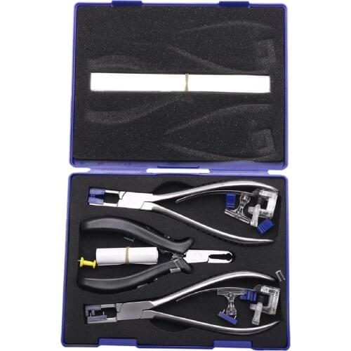 Stainless Steel Eyeglasses Plier Set Rimless Disassembly Glasses Frames Optical Tool Kit for Repair Glasses Frames