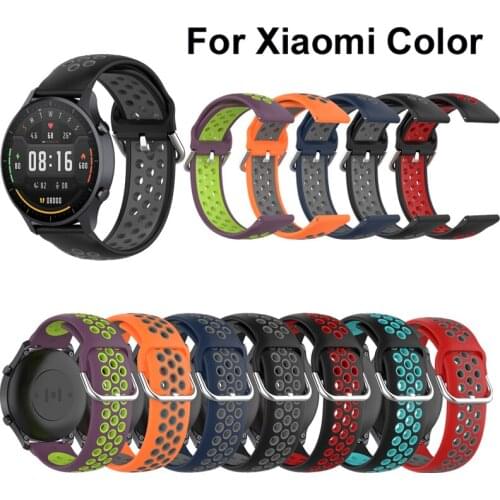 22mm Watch Band For Xiaomi MI Watch Color Sport Strap Bracelet For Mi Watch Color TPU Replacement Smart Wristband Accessories