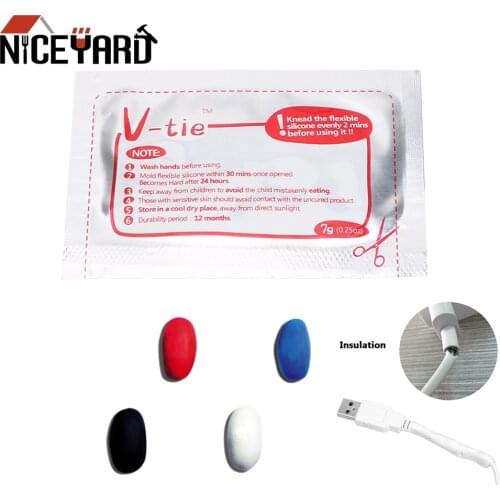 NICEYARD DIY Rubber Moldable Glue Waterproof Self-setting Stick Mud for Fix Cable Furniture Shoes Repair Tool Kitchen Gadgets
