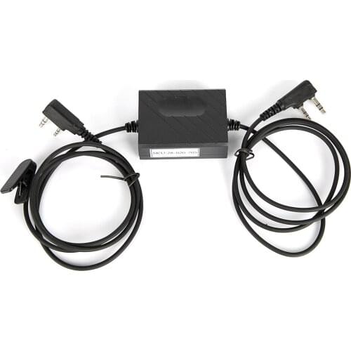 RPT-2K Two Way Relay Walkie Talkie Repeater Box For Two Handheld Radio For Baofeng Wouxun Puxing Zastone With K Port Black