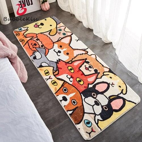 Bubble Kiss Modern Home Decor Bedside Thiceken Carpets For Living Room Cartoon Pattern Lamb Wool Rug Kids Room Soft Floor Mats