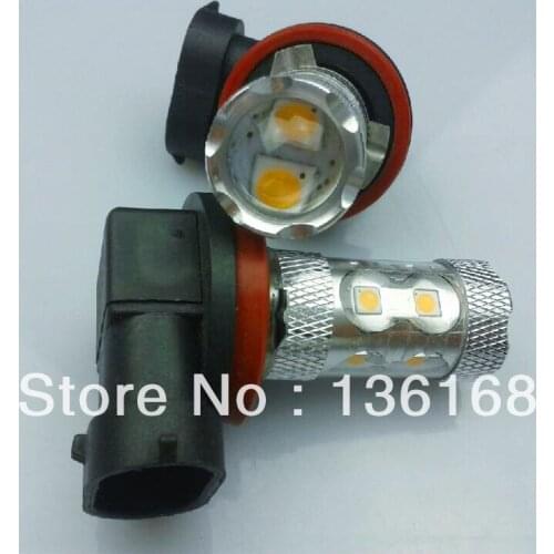 High power Warm white 4000K-4500K 9-30V 50W /H8/H9/H10/H119005/9006 led High/Low Front fog lamp bulb