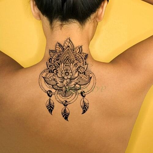Waterproof Temporary Tattoo Sticker flower leaf totem fake tatto flash tatoo large Stickers art tattoos for girl women men